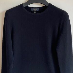 Charter Club 100% Cashmere Women’s Black Crewneck Sweater